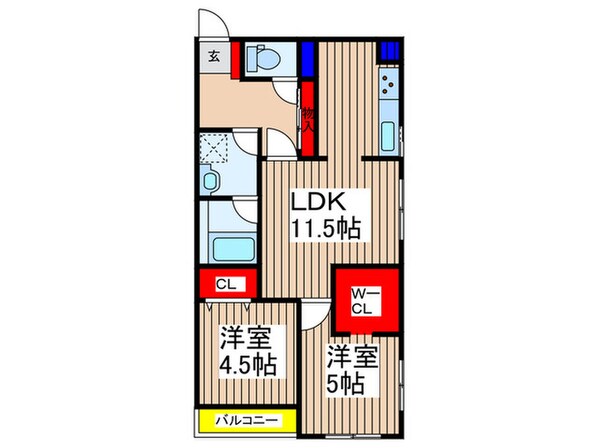 WJ・W-12ビルの物件間取画像